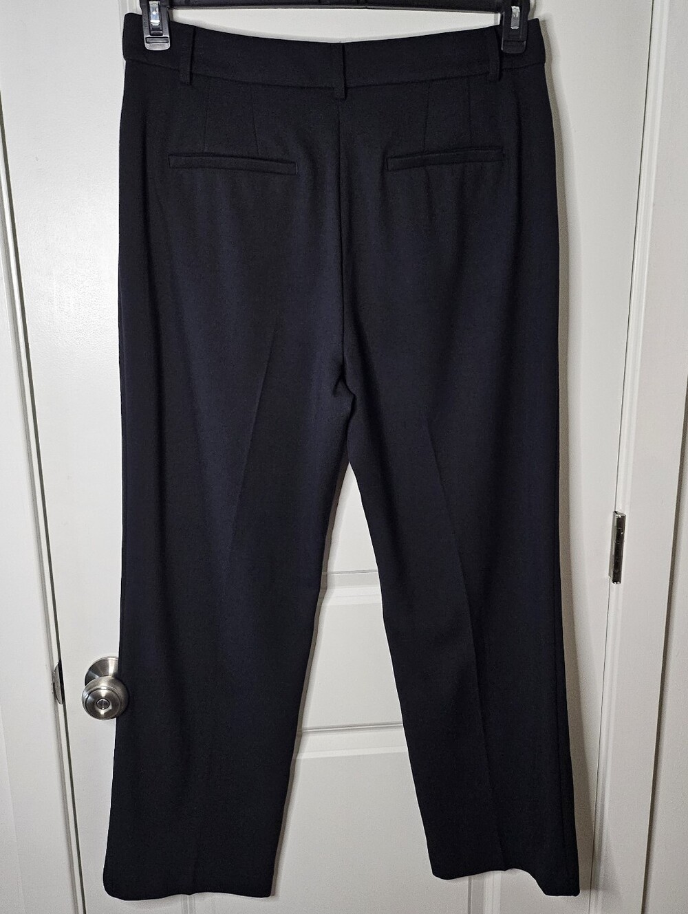 LOFT Curvy Parker Straight Leg Dress Pants Women’s 14 Black Work Trouser Career - Picture 5 of 14